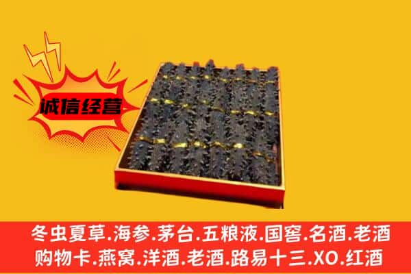 宁波镇海区回收海参